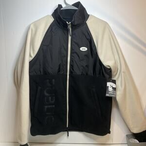 VANS x PUBLIC snowboards Full Zip Snow Fleece Jacket Sz S New NWT